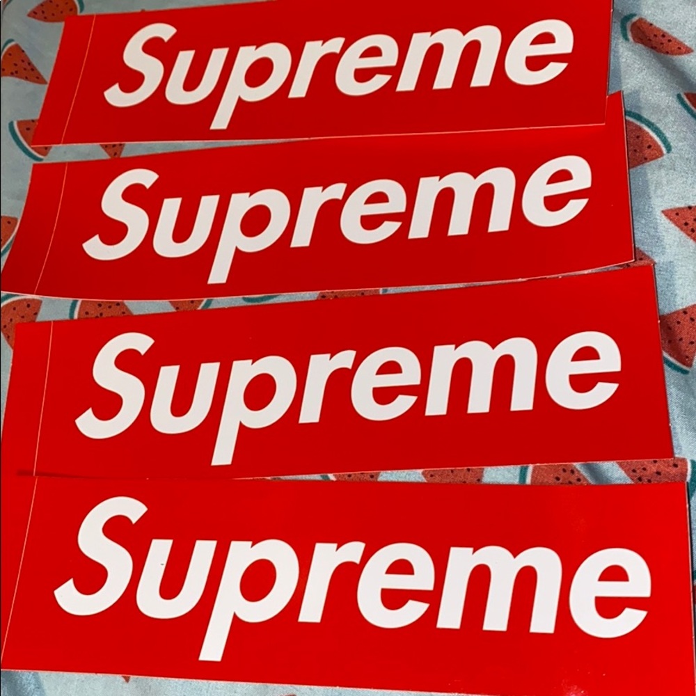 100% AUTHENTIC SUPREME STICKERS.